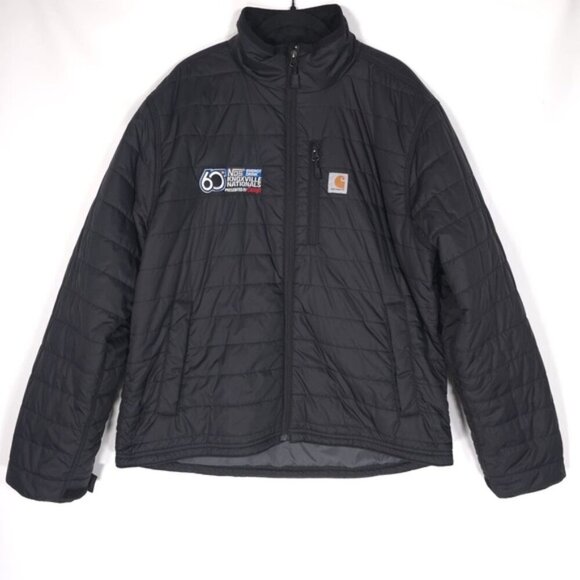 Carhartt Rain Defender Jacket LARGE Knoxville Nationals‎ Embroidered 102208